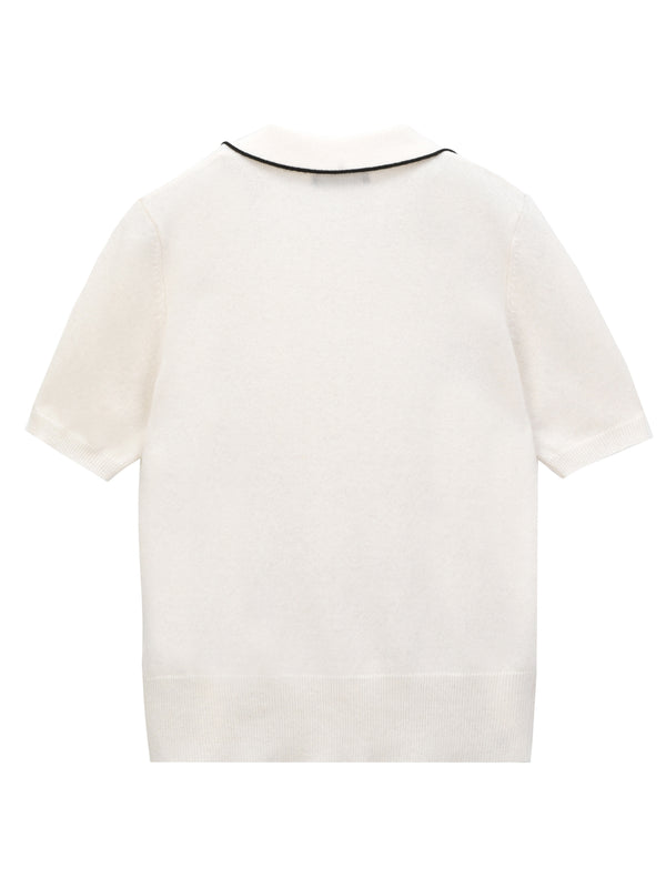 Polo Shortsleeve_Vintage White